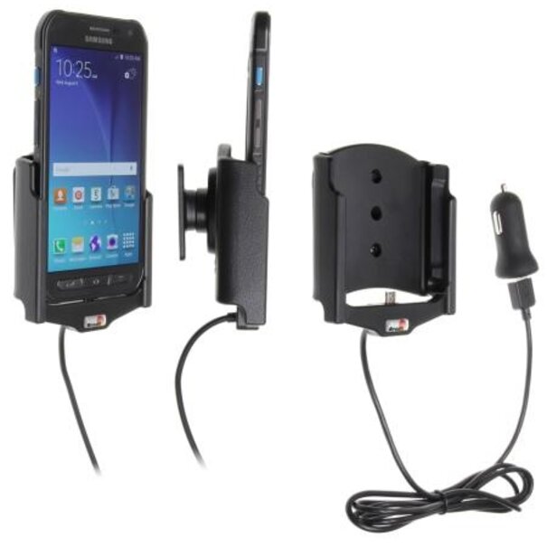Brodit Telefoonhouder - Samsung Galaxy S6 - Actieve houder - 12V USB plug