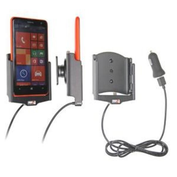 Brodit Telefoonhouder Nokia Lumia 625 - Actieve houder - 12V USB plug