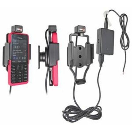 Telefoonhouder Nokia 301 - Actieve houder - Vaste voeding
