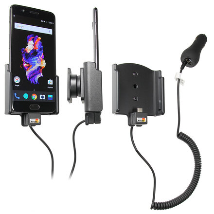 Telefoonhouder OnePlus 5 - Actieve houder -  12/24V lader