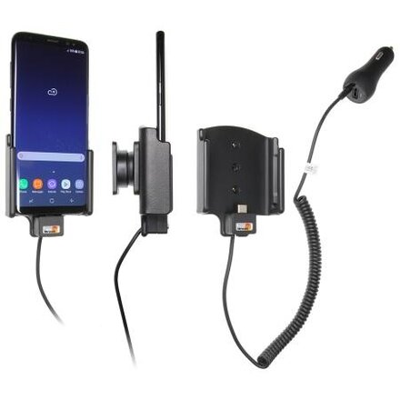 Telefoonhouder Samsung Galaxy S8 - Actieve houder - 12/24V lader