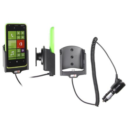 Telefoonhouder Nokia Lumia 620 - Actieve houder - 12/24V lader