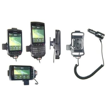 Telefoonhouder BlackBerry Torch 9800 - Actieve houder - 12/24V lader