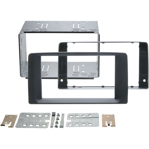 ACV 2-DIN Paneel -  Div. modellen MAN 2007-2020 - Kleur: Rubbertouch zwart