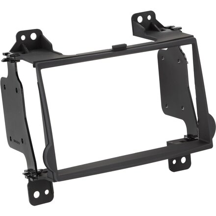 2-DIN Paneel Hyundai H1 2008-2015 Kleur: Rubbertouch Zwart