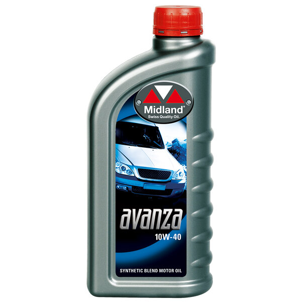 Midland Avanza 10W-40 -  ACEA A3/ B4 -  Synthetische blend motorolie