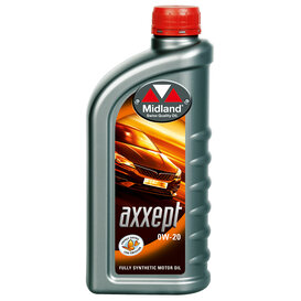 Axxept 0W-20 -  Opel Dexos D, MB 229.71, Ford 952-A1 & API SP -  Volledig synthetische motorolie