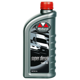 Super Diesel 15W-40 -  Mineral Isuzu, lastbilar, mopedbilar, Volvo VDS-3, Mercedes 228.3 en ACEA A3/B4 -  Motorolie