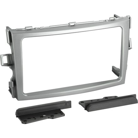 2-DIN Paneel Toyota Verso 2009-2018 Kleur: Zilver