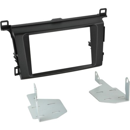 2-DIN Paneel -  Toyota RAV4 2013-2018 -  Kleur: Zwart