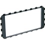 2-DIN Paneel -  Toyota iQ 2009-2019 -  Kleur: Zwart