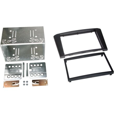 2-DIN Paneel -  Toyota Avensis 2003-2009 -  Kleur: Zwart