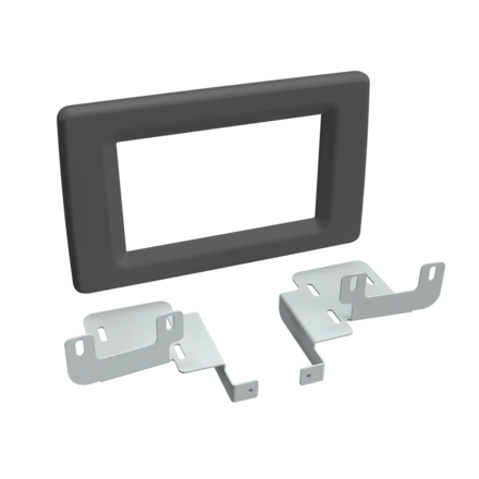 2-DIN Paneel Nissan NV400 - Opel Movano - Renault Master - Zwart