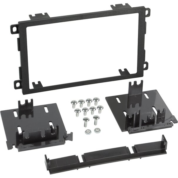 ACV 2-DIN Paneel Diverse modellen Chevrolet - Hummer - Pontiac - Cadillac Kleur: Zwart