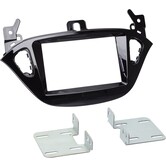 2-DIN Paneel -  Opel Adam/ Corsa E -  Kleur: Piano zwart