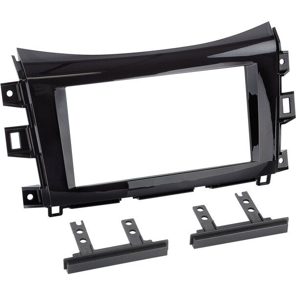 ACV 2-DIN Paneel Nissan Navara (NP300) 2016-2019 Kleur: Piano Zwart