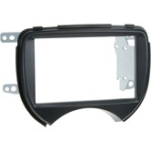 2-DIN Paneel Nissan Micra 2010-2013 Kleur: Zwart