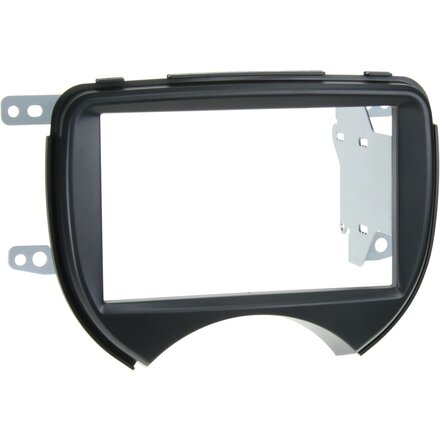 2-DIN Paneel Nissan Micra 2010-2013 Kleur: Zwart