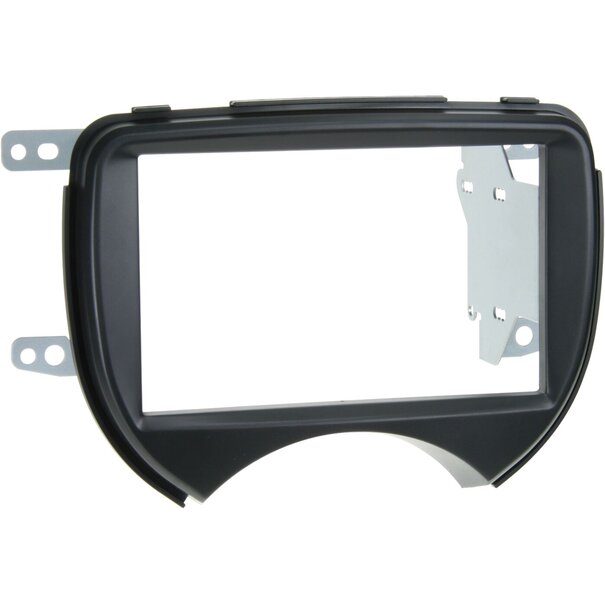 ACV 2-DIN Paneel Nissan Micra 2010-2013 Kleur: Zwart