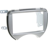 2-DIN Paneel Nissan Micra 2010-2013 Kleur: Zwart