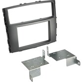 2-DIN Paneel Mitsubishi Pajero/Shogun 2006-2014 Kleur: donker grijs