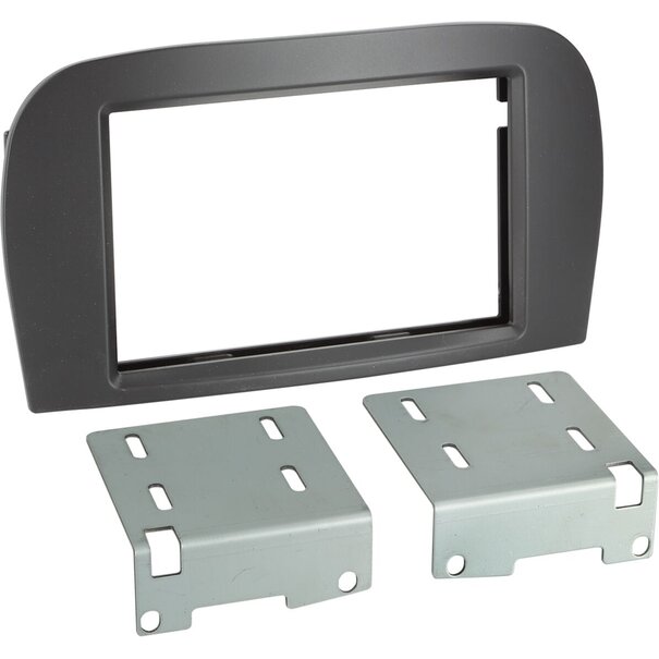 ACV 2-DIN Paneel Mercedes Benz SL-Klasse R230 2005-2011 Kleur: Zwart