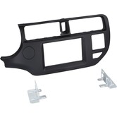 2-DIN Paneel -  Kia Rio 2011-2015 -  Kleur: Zwart