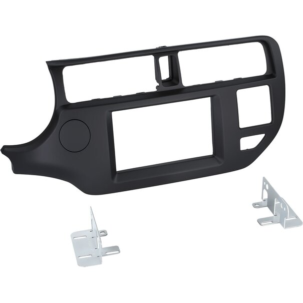 ACV 2-DIN Paneel -  Kia Rio 2011-2015 -  Kleur: Zwart