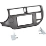 2-DIN Paneel -  Kia Rio 2011-2015 -  Antraciet