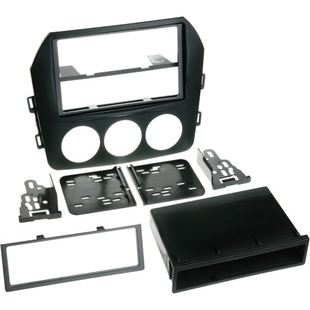 ACV 2-DIN Paneel Mazda MX 5 2009-2015 - Kleur: Zwart