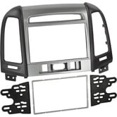 2-DIN Paneel Hyundai Santa Fé 2006-2012 Kleur: Zwart