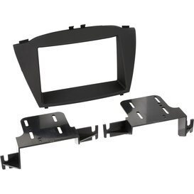 2-DIN Paneel Hyundai ix35 2013-2015 Kleur: Zwart