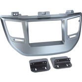 2-DIN Paneel Hyundai Tucson 2015-&gt; Kleur: zilver