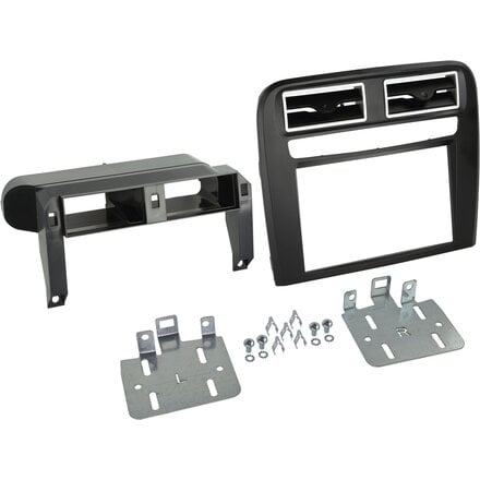 2-DIN Paneel -  Fiat Grande Punto 2005-2010 -  Kleur: Zwart