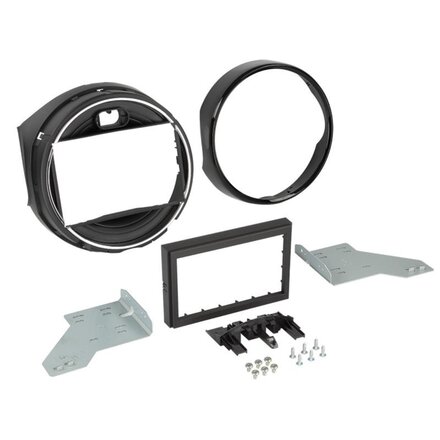 2-DIN Paneel Mini Cooper F55/F56 2014-2019 Kleur: Zwart