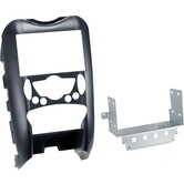 2-DIN Paneel -  BMW Mini (R55 / R56 / R57) - Kleur: zwart