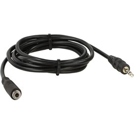 Stereo jack 3,5mm Stereo naar stereo 3.50mm 100cm (4-polig)