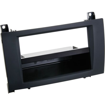 2-DIN Paneel RT met pocket Mercedes Benz SLK-Klasse 2004-2011 Kleur: Zwart