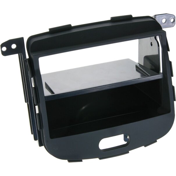 ACV 2-DIN Paneel Hyundai i10 2008-2013 - Kleur: Zwart Rubbertouch