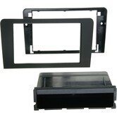 2-DIN Paneel met opbergvak PRO Audi A3 (8P/8PA) 2003-2013 - Kleur: zwart