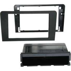 2-DIN Paneel met opbergvak PRO Audi A3 (8P/8PA) 2003-2013 - Kleur: zwart