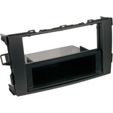 2-DIN Paneel -  Toyota Auris 2007-2012 -  Kleur: Zwart