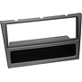 1-DIN Paneel met aflegbakje. Opel - Renault Kleur: Charcoal Metallic