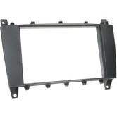 2-DIN Paneel - Mercedes Benz C-Klasse (W203) 2004-2007 -  Kleur: zwart