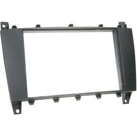 2-DIN Paneel - Mercedes Benz C-Klasse (W203) 2004-2007 -  Kleur: zwart