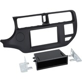 2-DIN Paneel met pocket Kia Rio 2011-2015 Kleur: Zwart