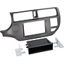 2-DIN Paneel met pocket Kia Rio | 2011-2015 | Kleur: Anthraciet