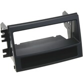 1-DIN Paneel met aflegbakje. Kia Soul 2008-2011 Kleur: Zwart