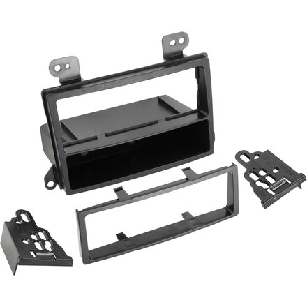 1-DIN Paneel met afleg bakje Mazda MPV 2000-2006 Kleur: Zwart