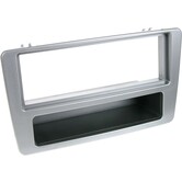 1-DIN Paneel met aflegbakje. Honda Civic 2001-2003 Kleur: Zilver